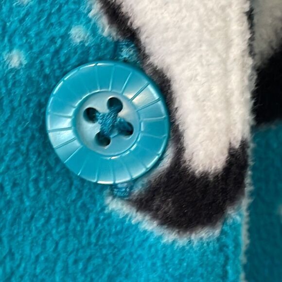 Jammies for Your Families soft penguin print fleece button front pajama top XL - Picture 4 of 7